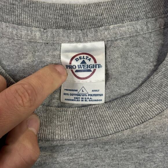 VTG United States Washington DC Seal Shirt Mens L Delta Pro Weight America Tee - Picture 4 of 9